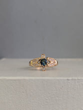 Load image into Gallery viewer, Early Australian parti Sapphire and diamond ring 15ct
