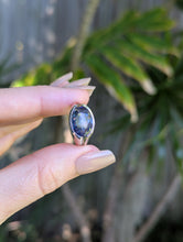 Load image into Gallery viewer, Vintage 1980s tanzanite silver ring
