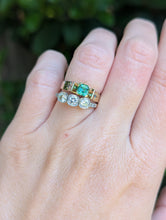 Load image into Gallery viewer, Jungle Green Tourmaline Star ✨ 9ct yellow gold
