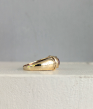 Load image into Gallery viewer, Calypso pink bi-colour tourmaline in vintage yellow gold 9ct
