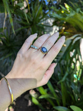 Load image into Gallery viewer, Vintage 1980s tanzanite silver ring
