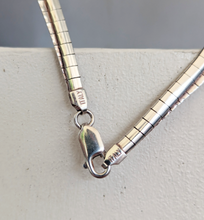 Load image into Gallery viewer, Vintage Italian sterling silver fringe necklace
