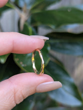 Load image into Gallery viewer, Dainty Bamboo 9ct band
