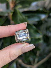 Load image into Gallery viewer, 'Helen of Troy' golden topaz in heavy white gold 14ct setting.

