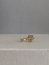 Load image into Gallery viewer, Cinnamon Hart Ranges zircon in vintage 9ct yellow gold pendant setting
