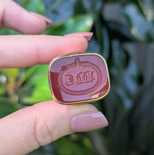 Load image into Gallery viewer, Impressive Georgian intaglio in 9ct yellow gold ring
