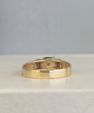 Load image into Gallery viewer, Jungle Green Tourmaline Star ✨ 9ct yellow gold
