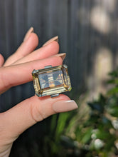 Load image into Gallery viewer, Majestic glowing citrine in heavy handmade sterling silver
