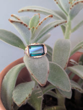 Load image into Gallery viewer, Incredible indicolite tourmaline ring c1940s 14ct
