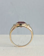 Load image into Gallery viewer, Calypso pink bi-colour tourmaline in vintage yellow gold 9ct

