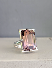 Load image into Gallery viewer, Brilliant vintage Ametrine in sterling silver ring
