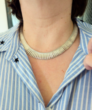 Load image into Gallery viewer, Vintage Italian sterling silver fringe necklace
