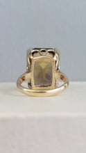 Load image into Gallery viewer, Citrine cocktail ring 9ct yellow gold
