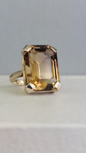 Load image into Gallery viewer, Citrine cocktail ring 9ct yellow gold
