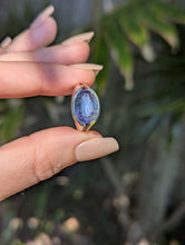 Load image into Gallery viewer, Vintage 1980s tanzanite silver ring
