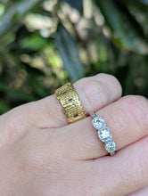 Load image into Gallery viewer, Authentic Andrew Grima 'Sticks &amp; Stones' ring 18ct yellow gold c1976
