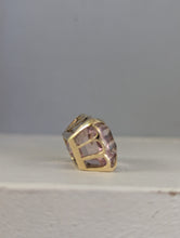 Load image into Gallery viewer, Vintage kunzite set in 14k yellow gold
