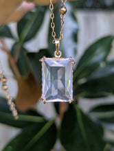 Load image into Gallery viewer, Vintage rose quartz gold pendant 9ct

