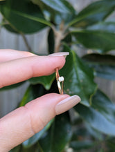 Load image into Gallery viewer, Delicate diamond bypass 9ct yellow gold
