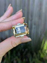 Load image into Gallery viewer, Majestic glowing citrine in heavy handmade sterling silver
