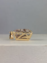 Load image into Gallery viewer, Vintage kunzite set in 14k yellow gold
