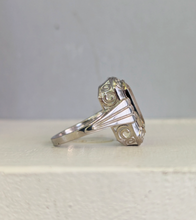 Load image into Gallery viewer, 'Helen of Troy' golden topaz in heavy white gold 14ct setting.
