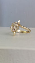 Load image into Gallery viewer, Soft pink morganite in 18ct yellow gold
