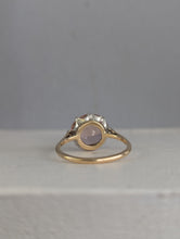 Load image into Gallery viewer, Baby pink natural tourmaline in vintage 9ct yellow and white gold
