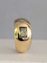 Load image into Gallery viewer, Wide Australian parti sapphire band 9ct yellow gold
