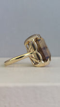 Load image into Gallery viewer, Citrine cocktail ring 9ct yellow gold
