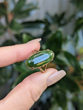 Load image into Gallery viewer, Victorian Nephrite Jade in 9ct Rose gold.
