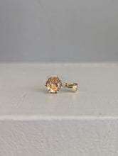 Load image into Gallery viewer, Cinnamon Hart Ranges zircon in vintage 9ct yellow gold pendant setting

