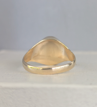 Load image into Gallery viewer, The Wattle Star ⭐ 9ct yellow white gold Parti sapphire star signet
