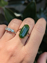 Load image into Gallery viewer, Victorian Nephrite Jade in 9ct Rose gold.
