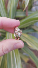 Load and play video in Gallery viewer, Marvellous Morganite diamonds in 9ct rose gold
