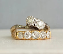 Load image into Gallery viewer, Art Deco Diamond Toi et Moi Ring

