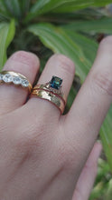 Load and play video in Gallery viewer, Australian Parti Sapphire 9ct gold ring
